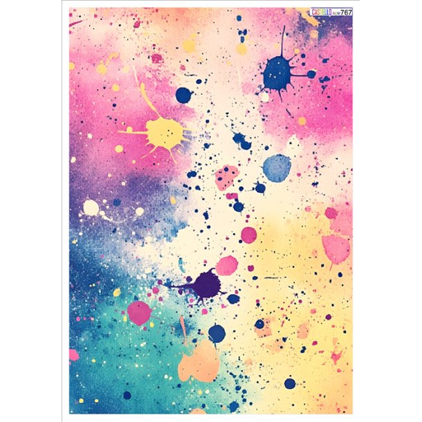 Basispapir A4 fra Castello, farvepalet