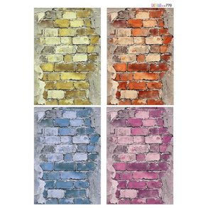 Basispapir - baggrundspapir fra Castello, Murstensv�g i 4 farver