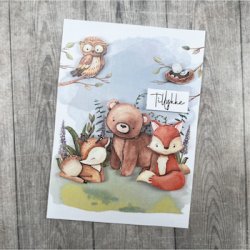 3D klippeark - Skovens dyrebrn