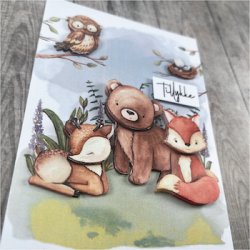 3D klippeark - Skovens dyrebrn