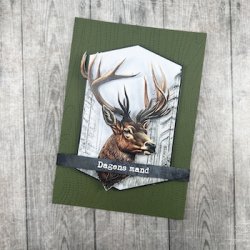 3D klippeark - Kronhjort