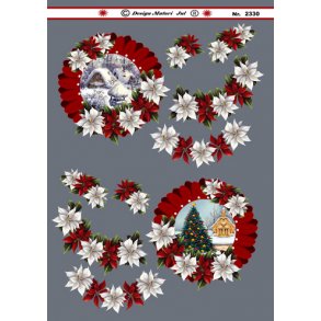 3D ark - Jul, vinterlandskab og julestjerne