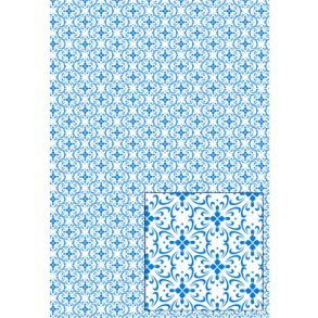 Basispapir A4, bl� m/m�nster