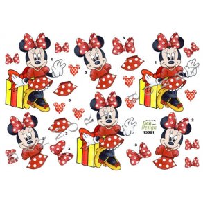 3D ark - Brnemotiv. Disney, Minnie Mouse