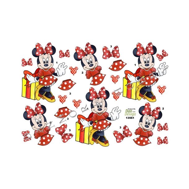 3D ark - Brnemotiv. Disney, Minnie Mouse