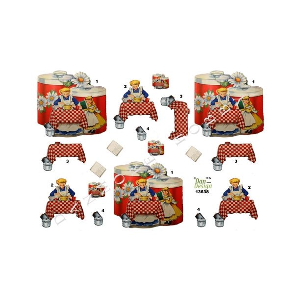 3D ark - Nostalgi, madlavning, kagedser