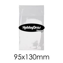 Cellofanposer 9,5x13 cm, 100 stk., passer til C7 kuverter