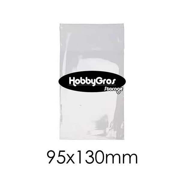 Cellofanposer 9,5x13 cm, 100 stk., passer til C7 kuverter
