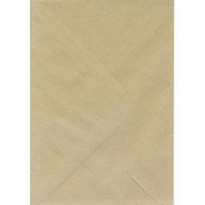 Kuverter C6, 11,5x16,2 cm, genbrugspapir 