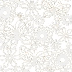 Blondekarton (udstanset ark), 10 stk., 10,5x15cm, HVID