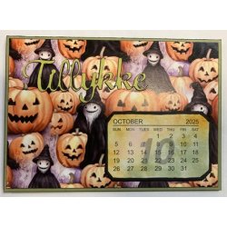 Papermania mini mneds-kalender 2025, 10 st