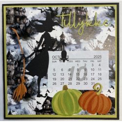 Papermania mini mneds-kalender 2025, 10 st