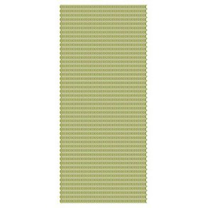 Stickers - Borter, smalt mnster i buer i guldfarve