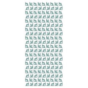 Stickers - Hjrner, enkelt og simpelt design i slvfarve