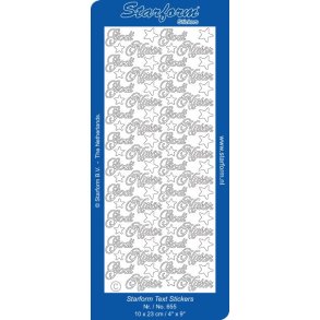 Stickers - Godt nytr & stjerner, guld