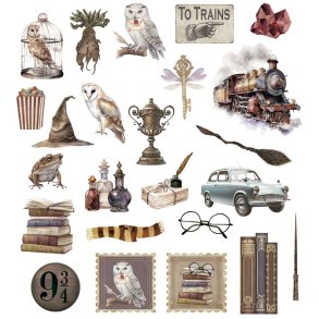 Die cuts - udstansede magiske & Harry Potter designs fra PapersForYou