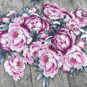 Die cuts - udstansede smukke bonderoser i karton (Dan cuts 1963)