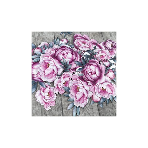 Die cuts - udstansede smukke bonderoser i karton (Dan cuts 1963)