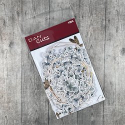 Die cuts - udstansede eukalyptus kranse &amp; grene i karton (Dan cuts 1964)