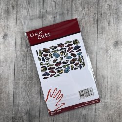 Die cuts - udstansede retro biler i karton (Dan cuts 1970)