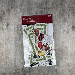 Die cuts - udstansede motiver til resporte &amp; bryllupsdage (Dan cuts 2869)