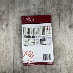 Die cuts - udstansede motiver til resporte &amp; bryllupsdage (Dan cuts 2869)
