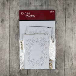 Die cuts - udstanset pynt  til nemme bryllups invitationer (Dan cuts 2871)