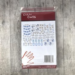 Die cuts - udstansede "Baby - lysebl" til db/navngivning/fdselsdag (Dan cuts 2874)