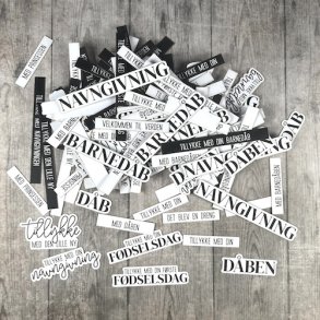 Die cuts - udstansede 