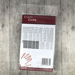 Die cuts - udstansede "De Frste Tekster" til db/navngivning/fdselsdag (Dan cuts 2875)