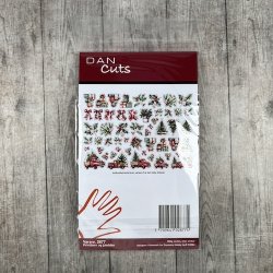 Die cuts - udstansede julemotiver; Kristtjrn &amp; julebiler og meget mere (Dan cuts 2877)