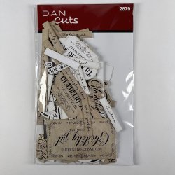 Die cuts - udstansede juletekster nr.3 (Dan cuts 2879)