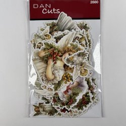 Die cuts - udstansede julemotiver; Engle (Dan cuts 2880)