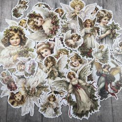 Die cuts - udstansede julemotiver; Engle (Dan cuts 2880)