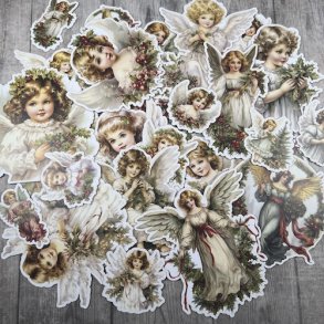 Die cuts - udstansede julemotiver; Engle (Dan cuts 2880)