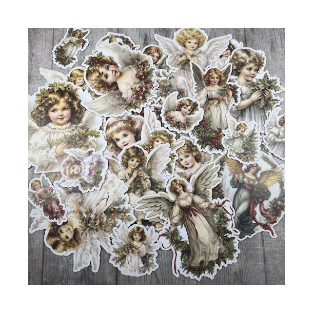 Die cuts - udstansede julemotiver; Engle (Dan cuts 2880)
