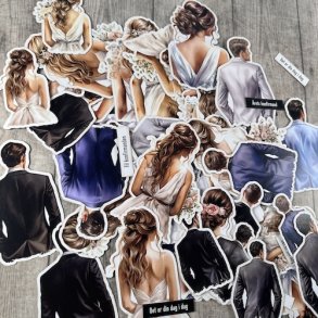 Die cuts - udstansede konfirmander (Dan cuts 2889)