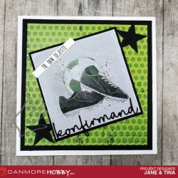 Felicita Toppers, fodbold, 18 ark, 6 designs, 9x9cm