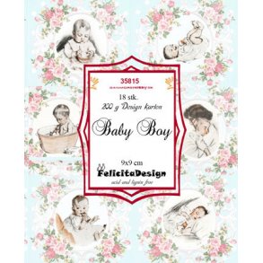 Felicita Toppers, 9x9cm, Baby billeder, dreng, 200g