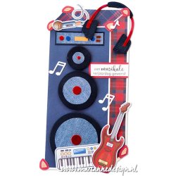 Die cuts - Musik instrumenter, noder, afspillere (Marianne Design VK9628)