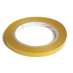 Dobbeltklbende tape 9mm x 25m, strk klbende