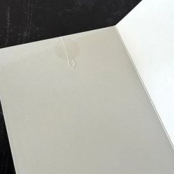 Transparente runde stickers til erstatning for tape, SBA651