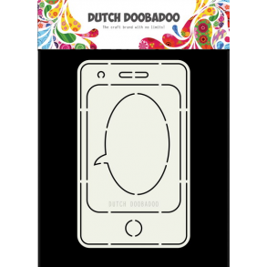 Dutch Doobadoo skabelon, Smartphone/mobiltelefon, 8,5x14,5cm