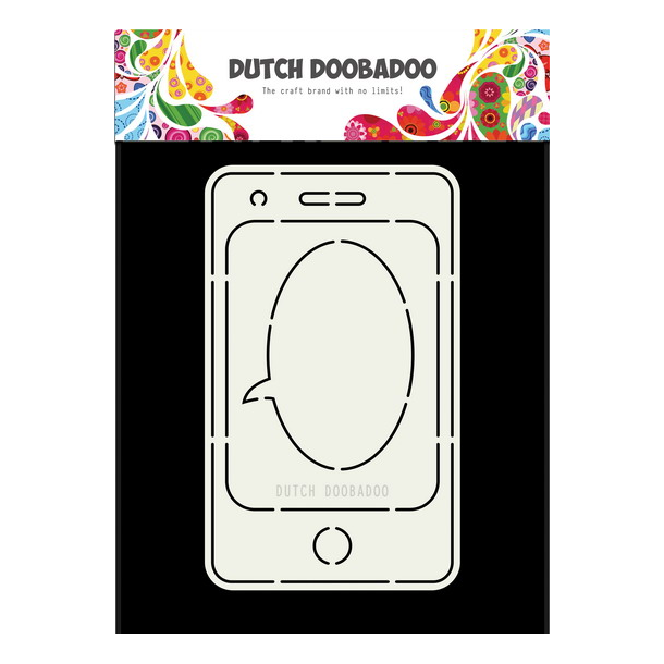 Dutch Doobadoo skabelon, Smartphone/mobiltelefon, 8,5x14,5cm