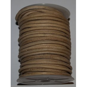 Ldersnre, naturfarvet, 2,5mm