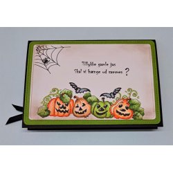 Akrylstempel fra By Lene, BLS1256, tekster til fdselsdag og halloween