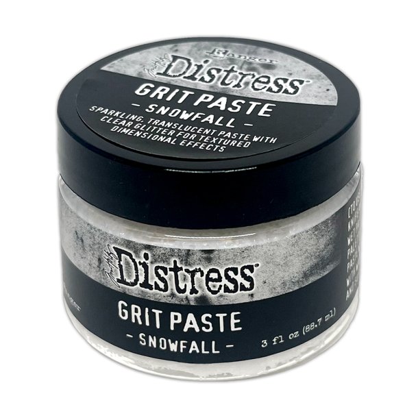 Tim Holtz' Pasta m/glitter "Holiday distress Grit Paste Snowfall"