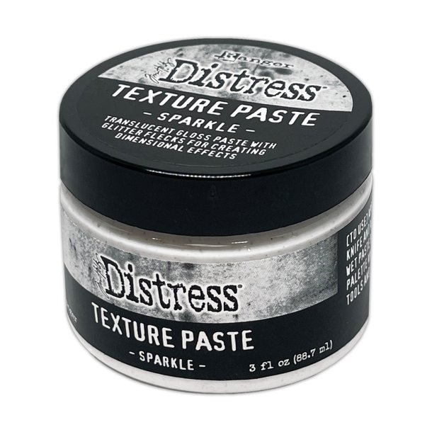 Tim Holtz' Texture Pasta m/glitter "Distress Texture Paste Sparkle"