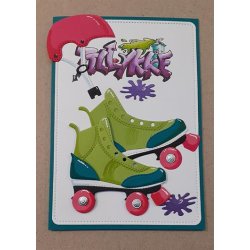 Akrylstempel fra By Lene, BLS1227, "Tillykke" &amp; "Perfect Day"