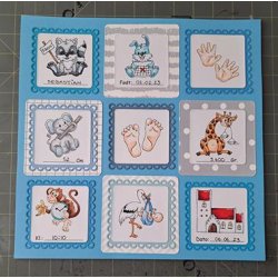 Akrylstempel fra By Lene, BLS1243, Kirke og dato